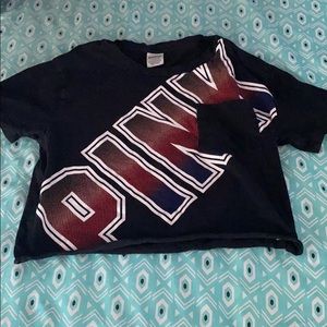 Pink Victoria’s Secret Crop Top Shirt